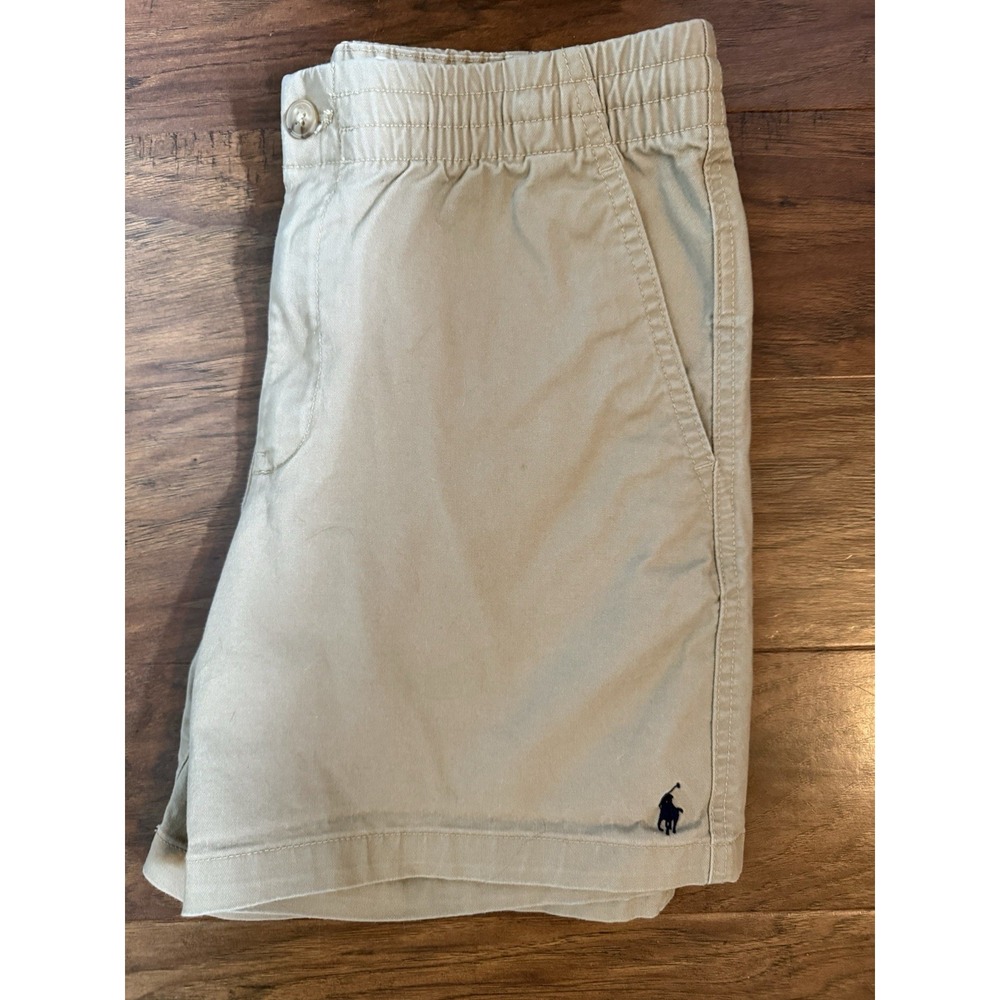 Ralph Lauren Polo Boy's Shorts Size 16 Khaki Camp Pockets Back to School Preppy